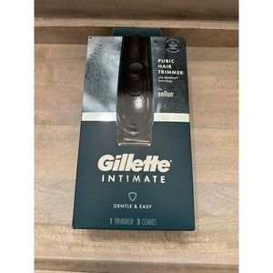 NEW IN BOX Braun Gillette Intimate Pubic Hair Trimmer Li-Ion Battery WATERPROOF